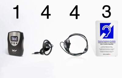 Williams Sound PPA R38 Portable 17-Channel Receiver Kit New FREE Shipping!