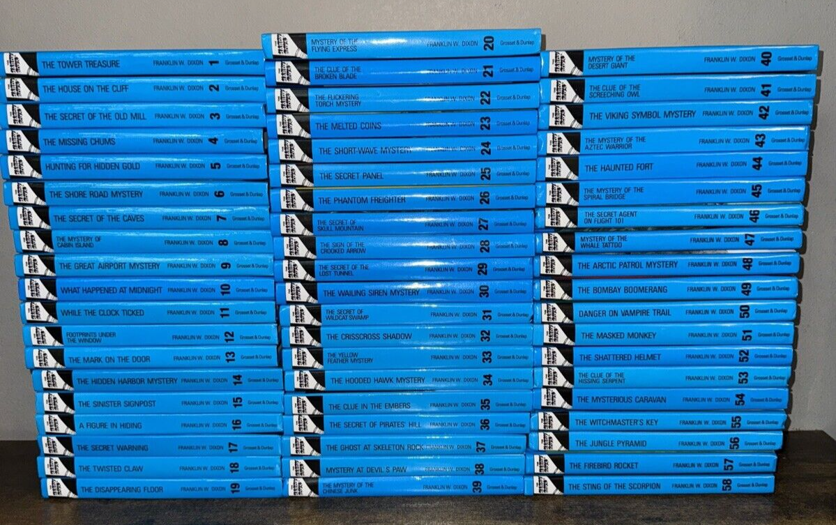 THE HARDY BOYS Mystery Series complete set 58 hardcover THE HARDY BOYS Mystery Series complete set 58 hardcover