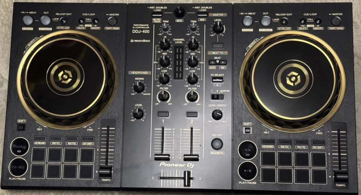 Pioneer DJ DDJ-400 コントローラー　GOLD Amazon.com: Pioneer DJ DDJ-400 2-Deck Rekordbox DJ