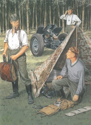 Dragon German Wehrmacht Bivouac 3 Figures Set 135 scale model kit new 6695 