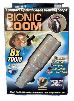 Bionic Zoom Compact Optical Grade Viewing Scope w/8x Zoom
