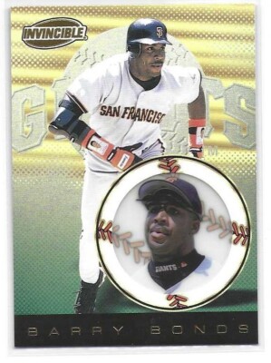 1999 Pacific Invincible Barry Bonds card #126