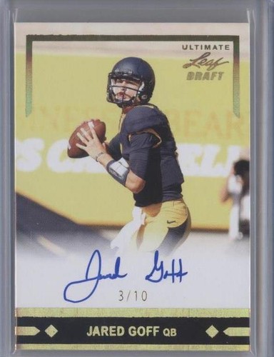 2016 Leaf Ultimate Draft Jared Goff #GLR-JG1