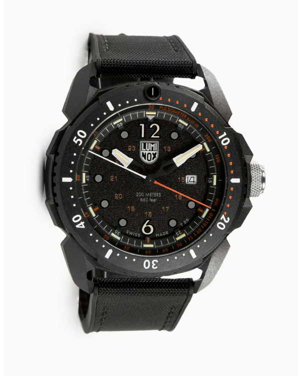 Pre-owned Luminox Men's Watch Ice-sar Arctic Date Display Rotating Bezel Strap Xl.1052