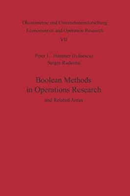 Boolean Methods in Operations Research and Related Areas Hardcove