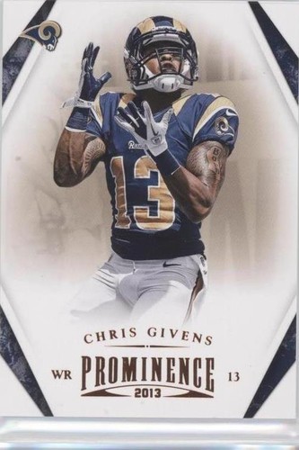2013 Panini Prominence Chris Givens #80