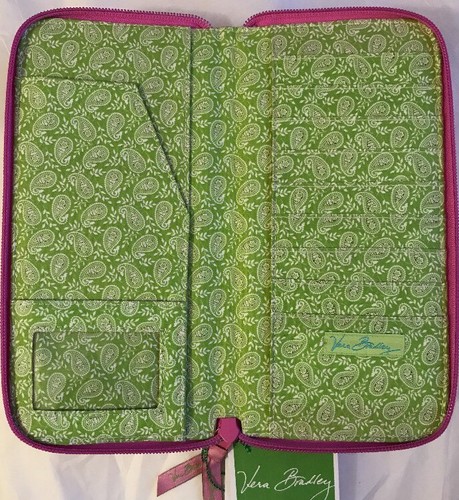 Vera Bradley Retired Rare Bermuda Pink Travel Organizer