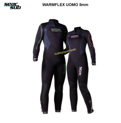 MUTA SEACSUB 5 mm WARMFLEX MAN MONOPEZZO TAGLIA L UOMO 808804L SEAC