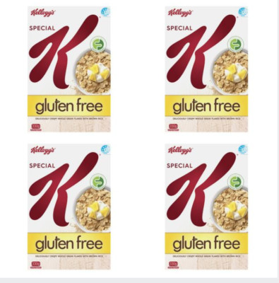 Kellogg's Special K Gluten Free Breakfast Cereal 330g X 4 lots