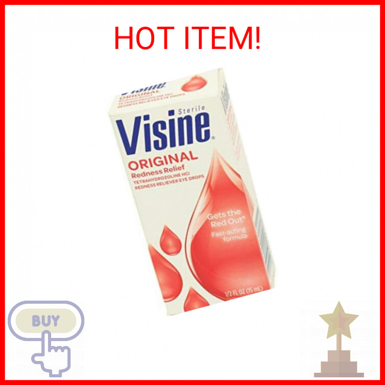 , Visine Original Eye Drops.5 Oz. Bottle (packaging May Va