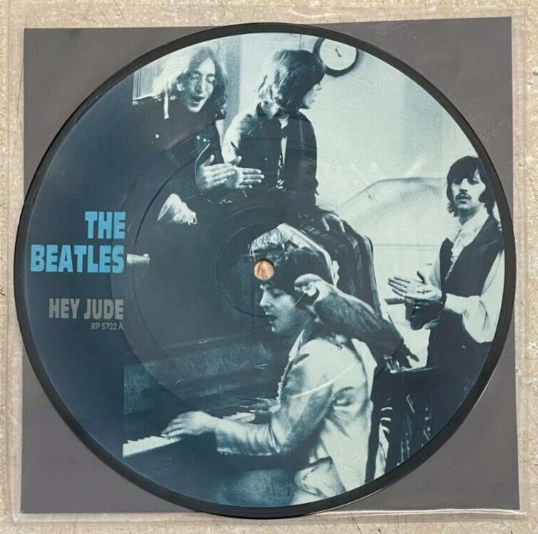 Beatles Hey Jude / Revolution 7 Inch Vinyl Picture Disc UK