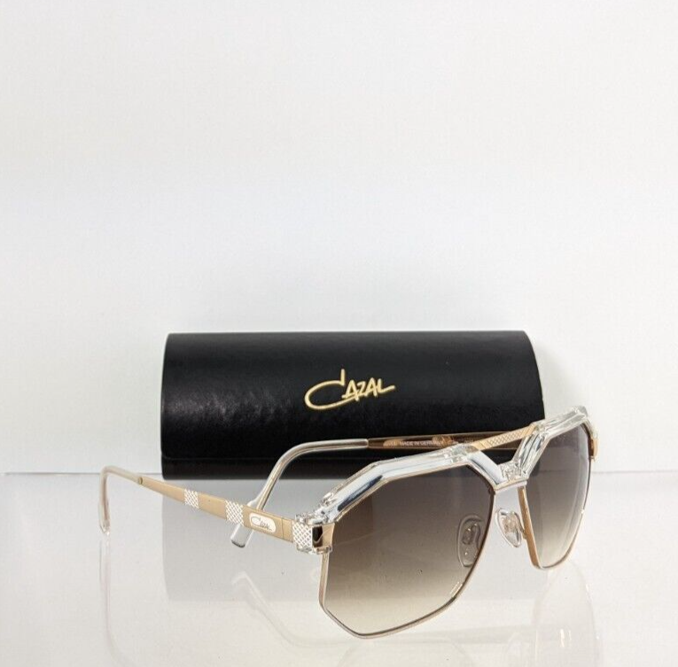 Pre-owned Cazal Brand Authentic  Sunglasses Mod. 9092 Col. 004 Gold 62mm 9092 Frame In Brown