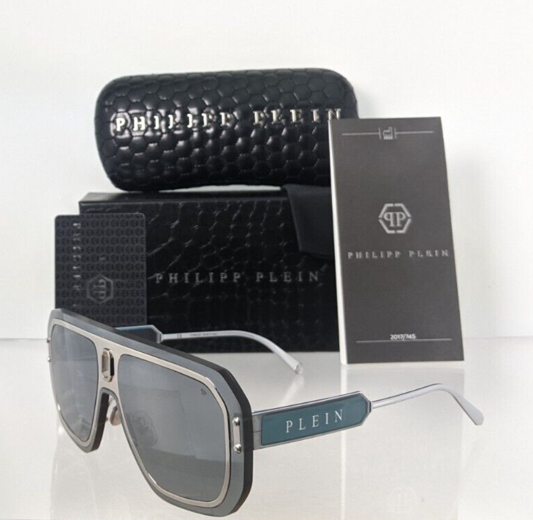 Pre-owned Philipp Plein Authentic  Sunglasses Spp 050 Col 579x Adventure Spp050 Frame In Gray