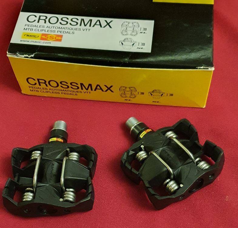 Mavic Crossmax XL Pedals, Includes Cleats, Black, NEW, NOS