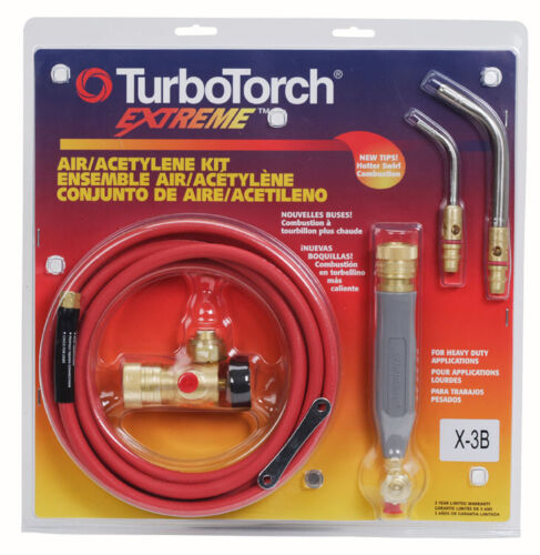 NEW TurboTorch X-3B 0386-0335 Torch Kit, for B tank, Air Acetylene