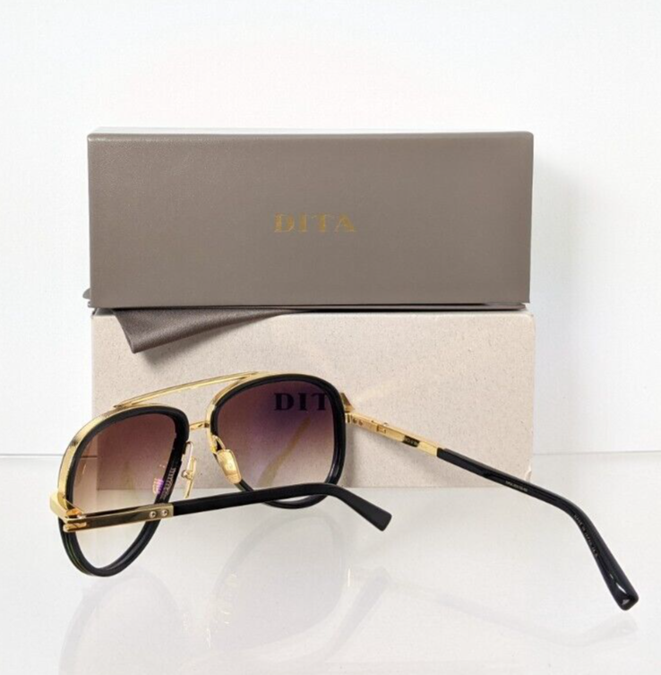 Pre-owned Dita Authentic  Sunglasses Mach Two Drx 2031b Black Gold 60mm Made In Japan In Clear