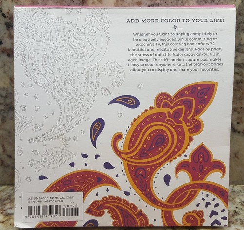 Vive Le Color! India Adult Coloring Book: Color In; De-stress 72 Tear-out Pag