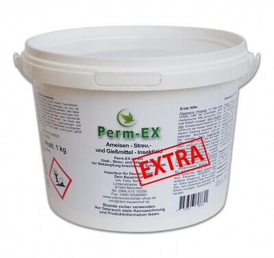 Perm-EX 1kg Ameisengift Ameisenköder Ameisenfrei Ameisenstreumittel Ameisen-ex