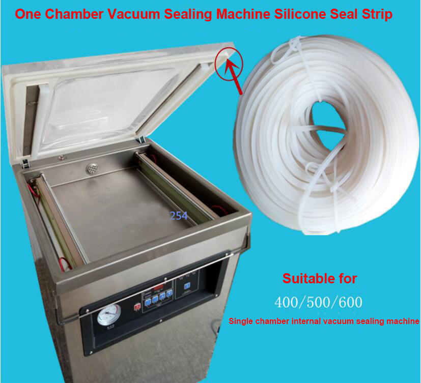 2M Vacuum Sealer upper Cover Seal parts Silicone Seal Strip Rubber
