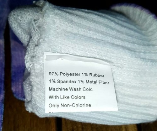 Unisex stretch Work Gloves PURPLE / PINK UNICORN Women's size large 1 size fits