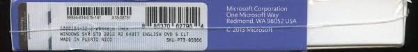 Microsoft Windows Server 2012 R2 Standard SKU P73-05966 5 CAL Sealed Retail NEW