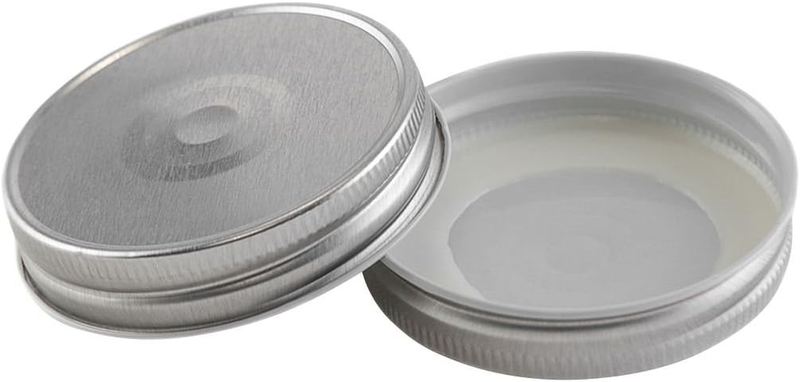 - SB70-HHSV-72 Regular Mouth Metal One Piece Mason Jar Safety Button Lids (Pack