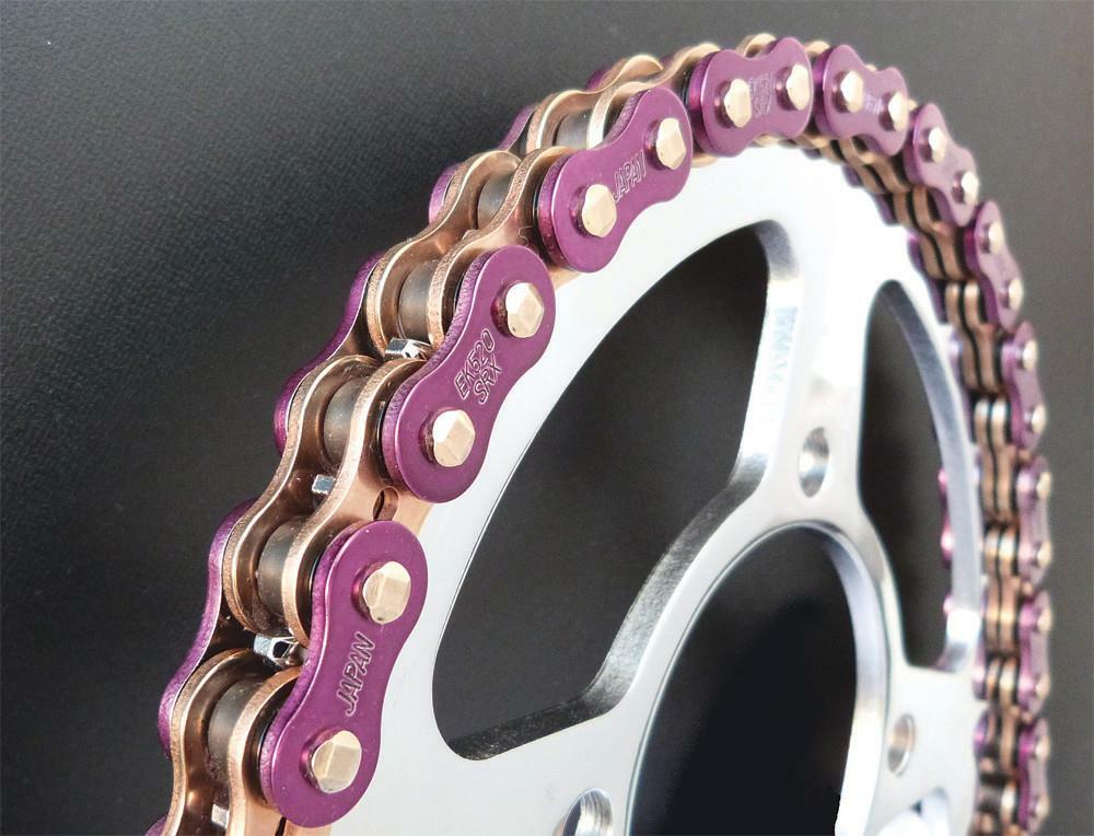おちぇ Amazon.com: EK Motorcycle Chain 520 ZVX3 Series ZX-Ring