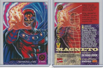 1994 Fleer Ultra, X-Men, Marvel, #55 Magneto, Super Villains