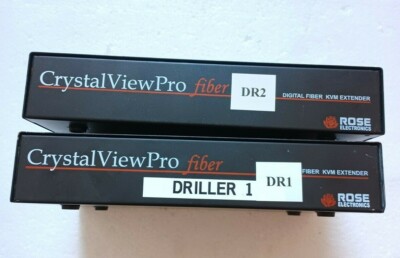ROSE CRYSTALVIEW PRO CRV-DLDFMPDVI DIGITAL FIBRE KVM EXTENDER WITHOUT POWER CORD