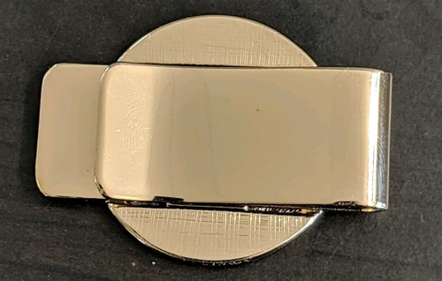 Money Clip Kennedy Half Dollar Coin Gold Plated in Great Shape