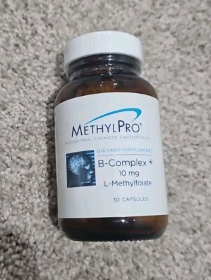 B-Complex + 10 mg L-Methylfolate 30 Capsules MethylPro