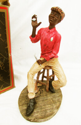 Duncan Royale Spoonsman Ebony Series 1990 in box figurine 7 3/4'' Early Americans