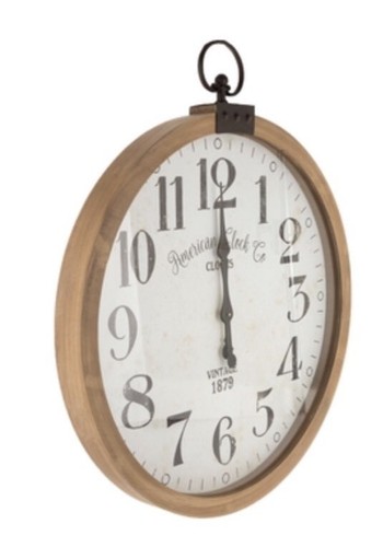 WOODEN WALL CLOCK VERY LARGE~CYBER~MONDAY~ on SALE $49.88 usually around $99.88