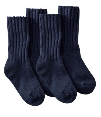 2 Pair of 77%Merino Wool Ragg Sock (BEAN ) Medium