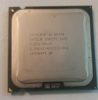 Intel Core 2 Quad Q8300 2.5 GHz 2.50GHZ/4M/1333 SLB5W Socket 775