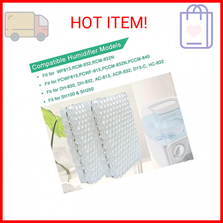 4-Pack Humidifier Filter Replacement for Equate, Humidifier Filter Replacement f