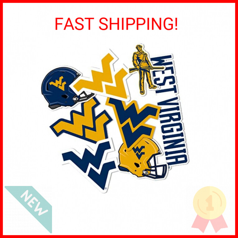 West Virginia University WVU Mountaineers Sticker Vinyl Decal Laptop Water Bottl