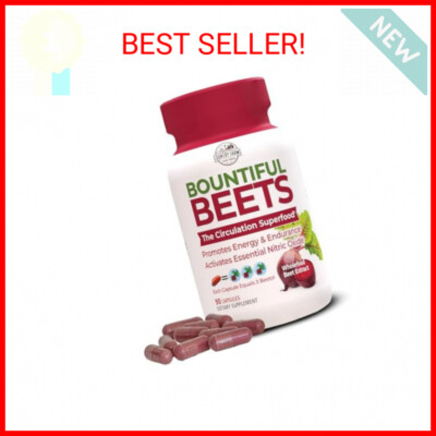 COUNTRY FARMS Bountiful Beets Capsules, Wholefood Beet Extract Superfood, 90 Ct