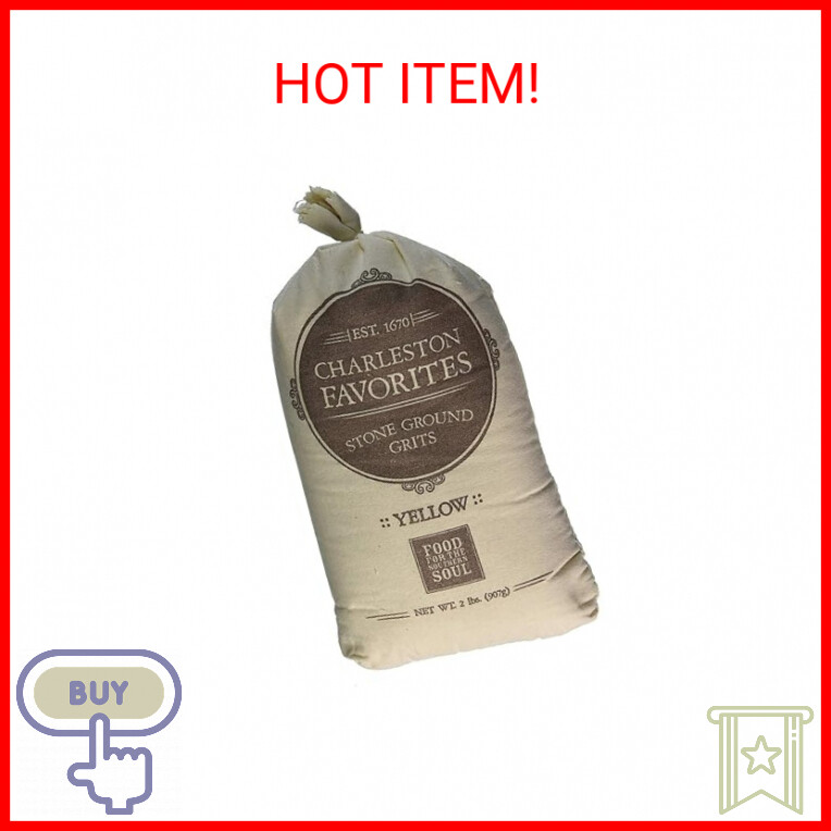 Charleston Favorites Stone Ground Grits - Yellow 2 Lbs