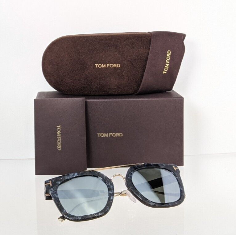 美品　TOM FORD Andrea サングラス TF54 ブラウン TOM FORD サングラス TF725-K 54F ボストン フレーム メンズ