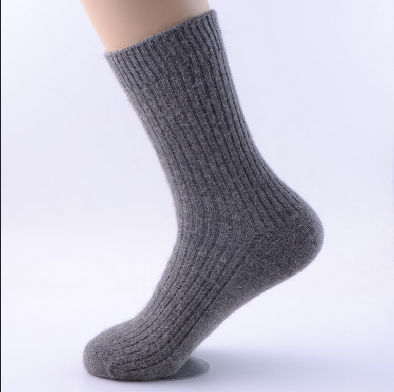 100%Merino Wool Dress Warm Thick Thermal Classic Men Working Crew Socks 3 Pack