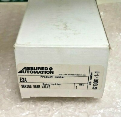 NEW ASSURED AUTOMATION SOLENOID Model E2A Hazardous Location 110 Volt 0-150 PSI