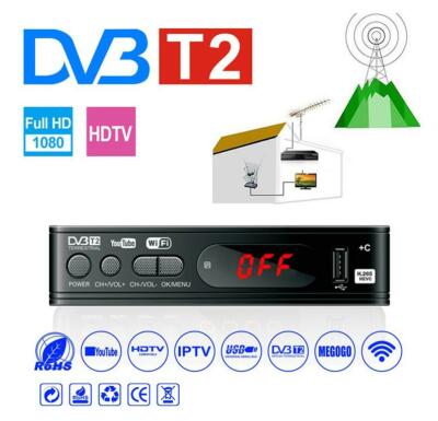 HD 1080P H.264 Digital Satellite TV Receiver DVB-T2 Combo Decoder Tuner Box PVR