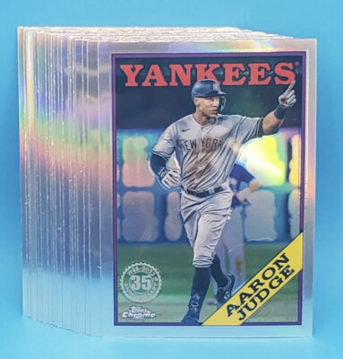 2023 Topps Chrome 1988 Complete Set Aaron Judge Josh Jung Morel Gorman