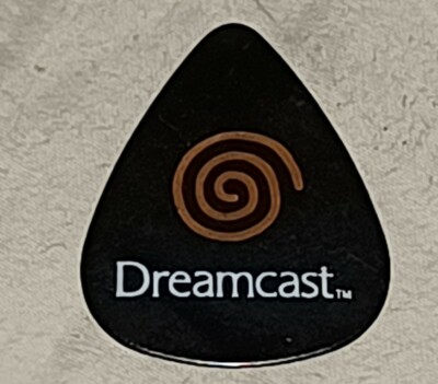 VTG video game system promo SEGA DREAMCAST GUITAR PICK NEVER USED 100% OFFICIAL