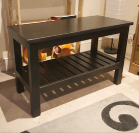 Assembled Billy Bookcase With Panel Glass Doors Black Brown