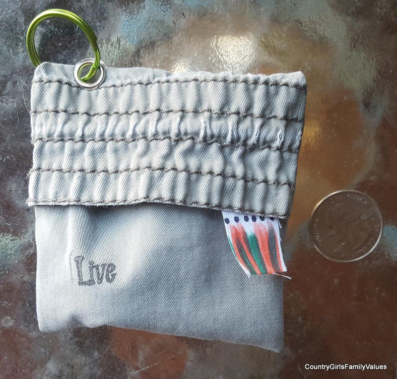 LIVE self-care HEART shaped STONE Healing Pouch I AM AWESOME tag BEAUTIFUL