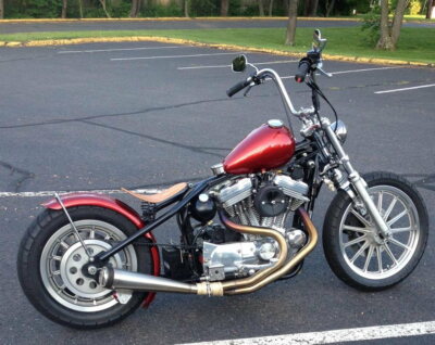 5" Round Pill Style Oil Tank Universal Chopper Bobber Sportster CB750 Harley BSA
