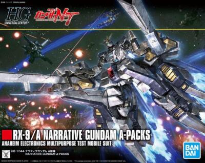 #218 Повествовательный Gundam A-Packs Gundam NT, Bandai Hobby HGUC 1/144