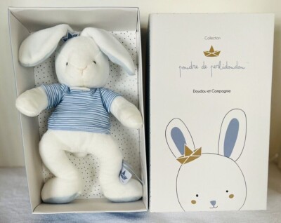 Doudou et Compagnie Paris Rabbit ''I'm A Sailor'' Poudre de Perlidoudou Bunny New